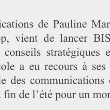 Le Courrier parlementaire parle de BIS Communication!