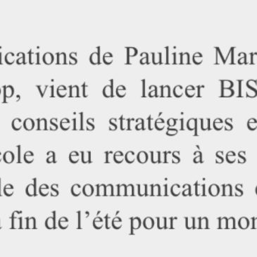 Le Courrier parlementaire parle de BIS Communication!